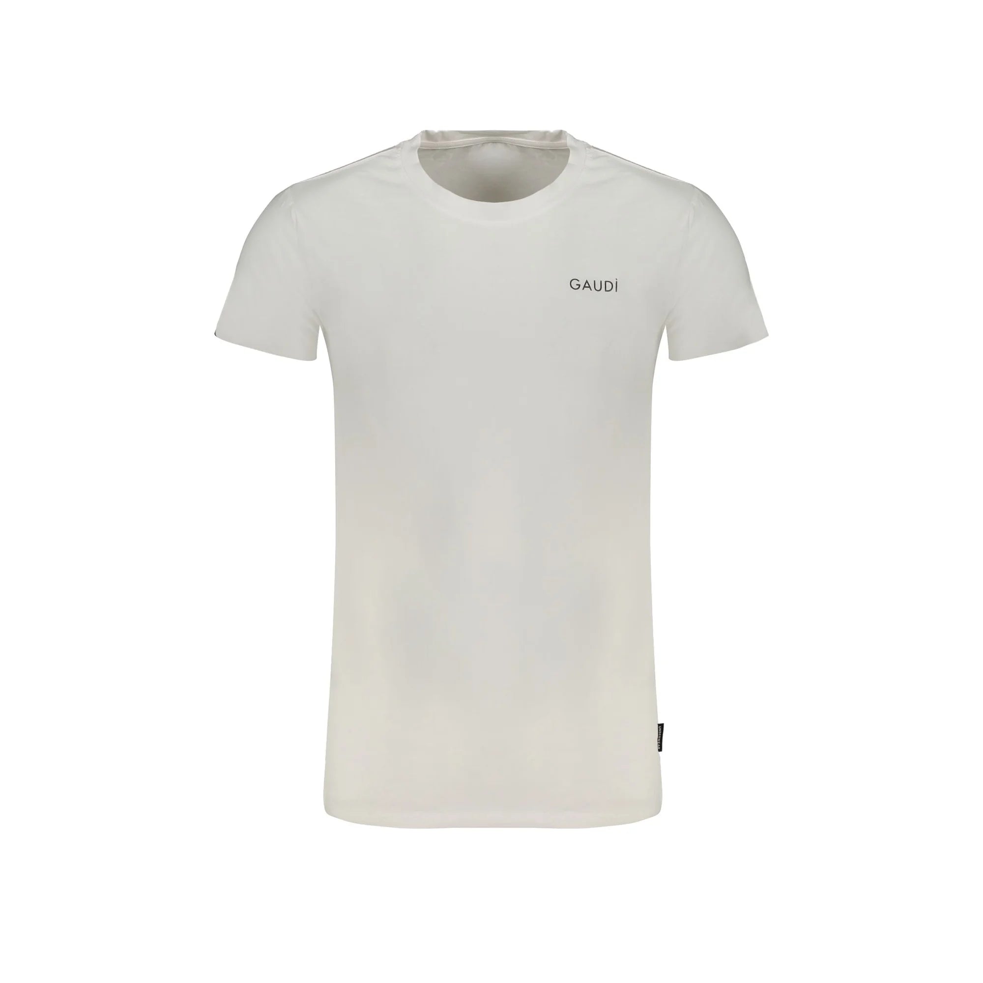 Gaudì T-Shirt Maniche Corte Uomo Bianca Stampa Logo Bianco - foto prodotto